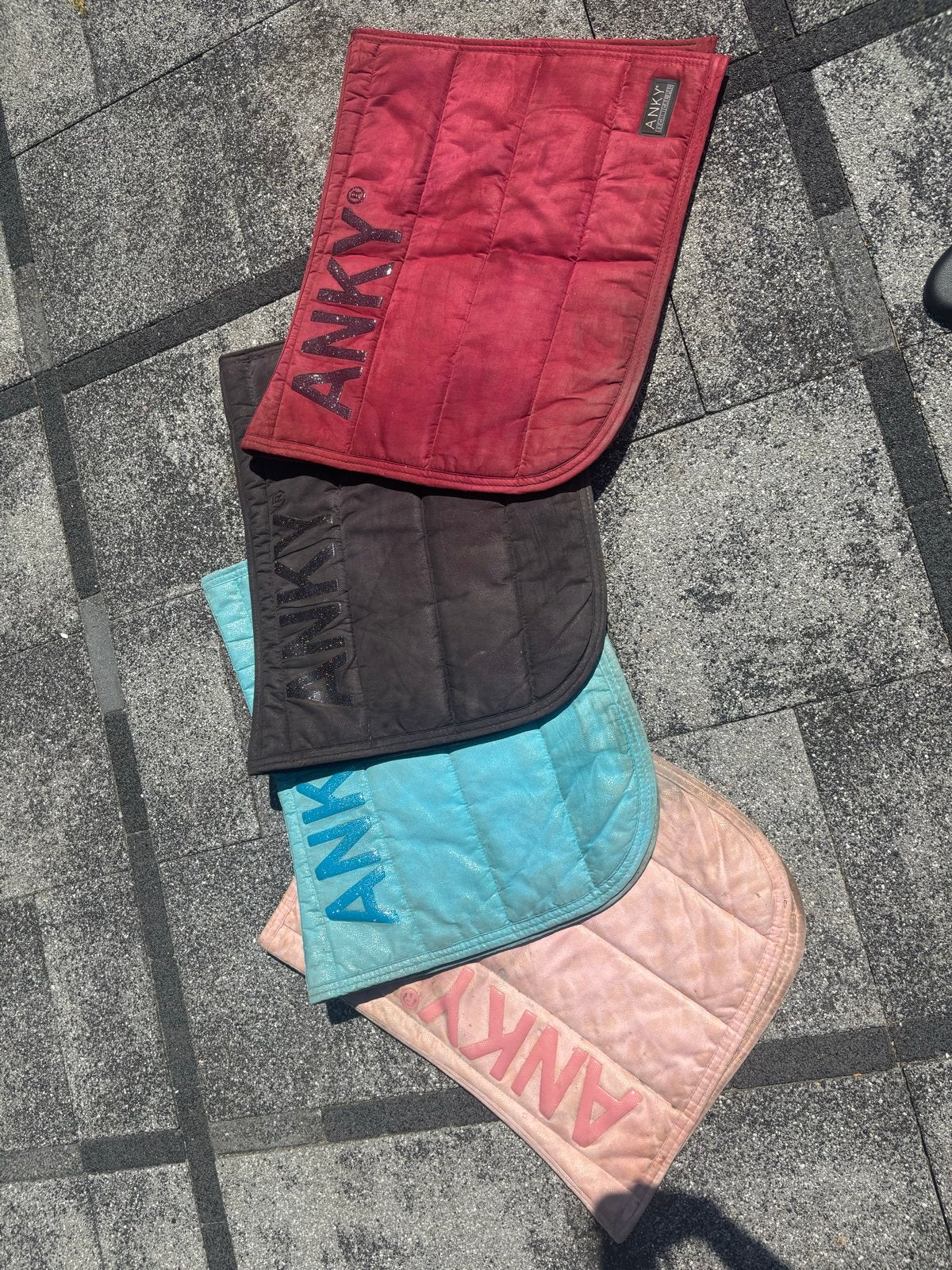 Anky dressuur dekjes, Dieren en Toebehoren, Paarden en Pony's | Dekens en Dekjes, Gebruikt, Dressuurdekje, Ophalen of Verzenden