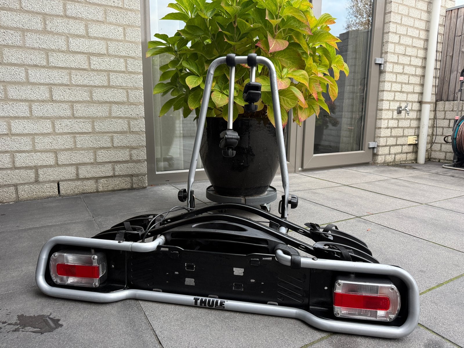 Thule kantelbare fietsendrager, Ophalen, 2 fietsen, Gebruikt, Trekhaakdrager