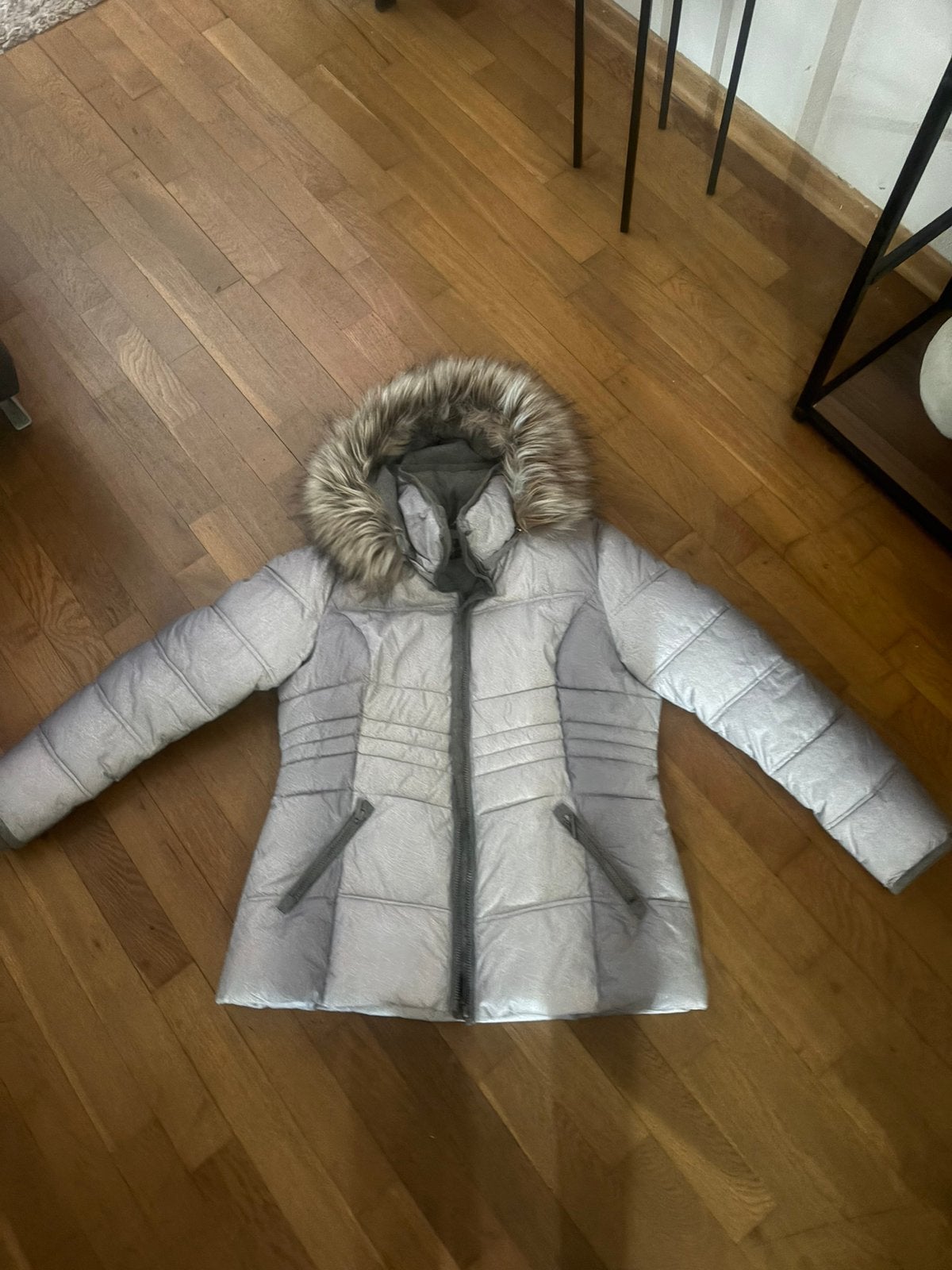 WARME SKI JAS MAAT L, Ophalen of Verzenden, Zo goed als nieuw, Maat 38/40 (M), Zwart