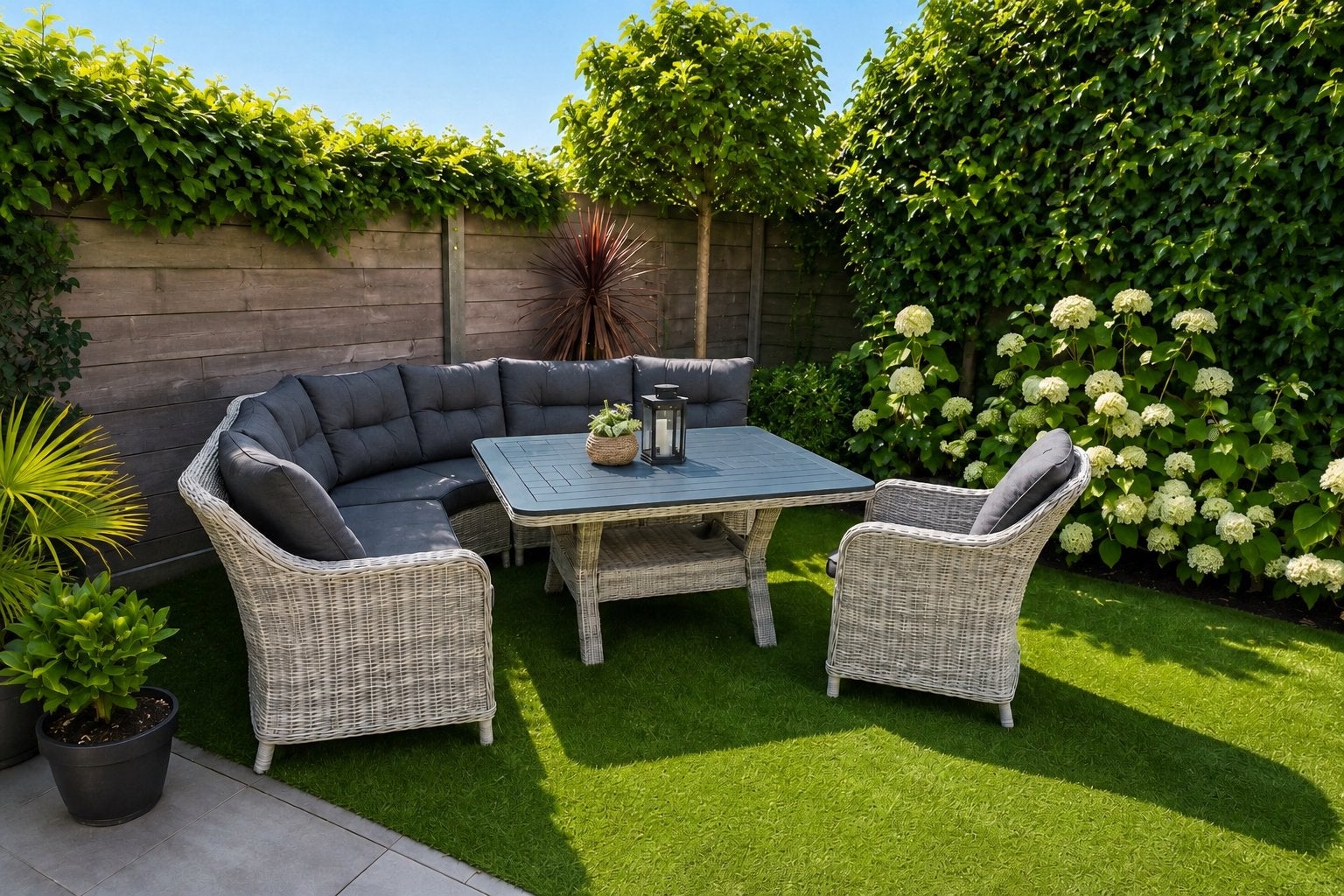 ✅✅Prachtige HOGE MODEL Tuinset Loungeset + losse stoel✅✅, Tuin en Terras, Tuinsets en Loungesets, Bank, 6 zitplaatsen, Ophalen of Verzenden