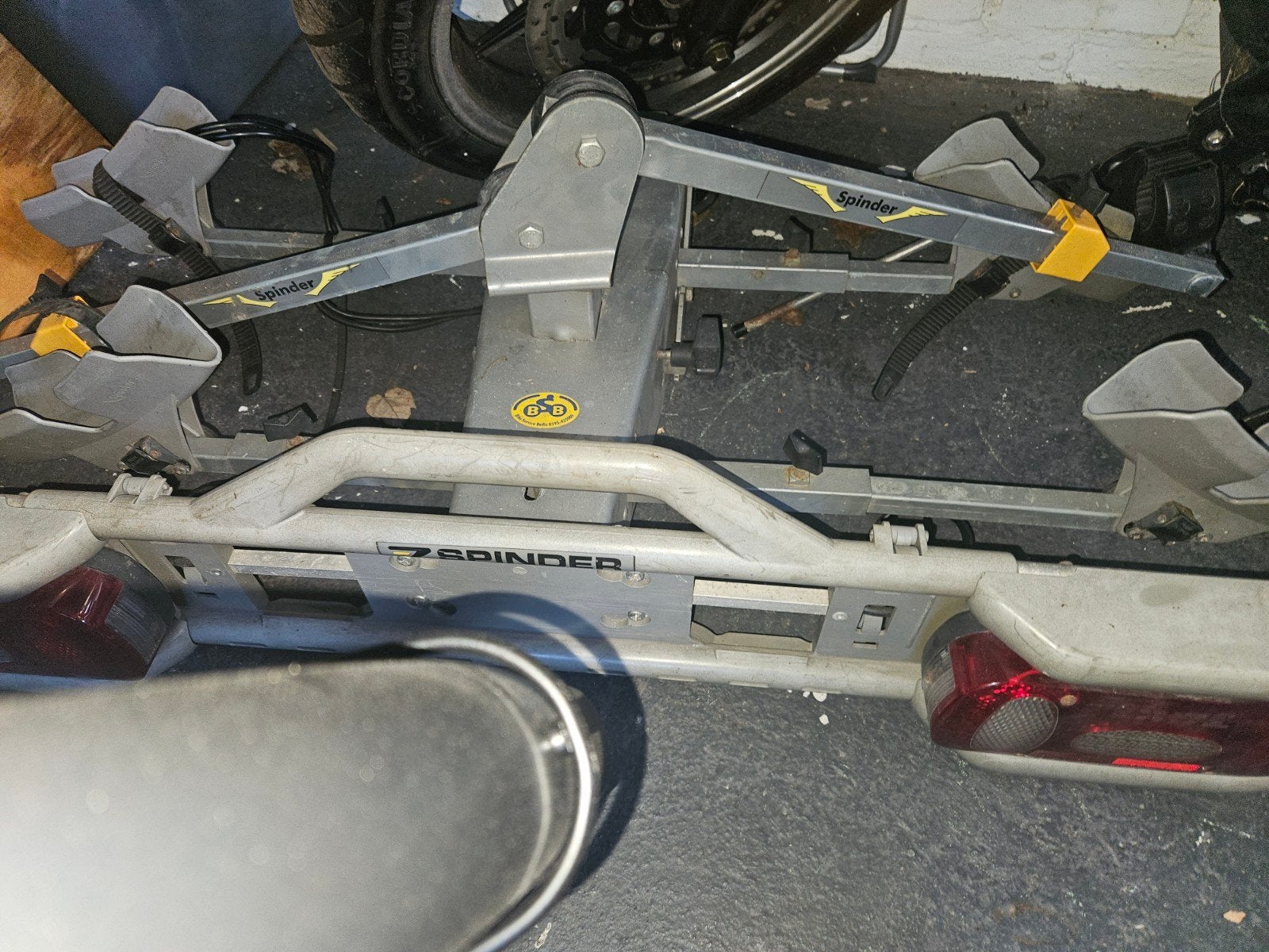 Spinder Trekhaak Fietsendrager voor 2 fietsen, Ophalen of Verzenden, 2 fietsen, Gebruikt, Trekhaakdrager