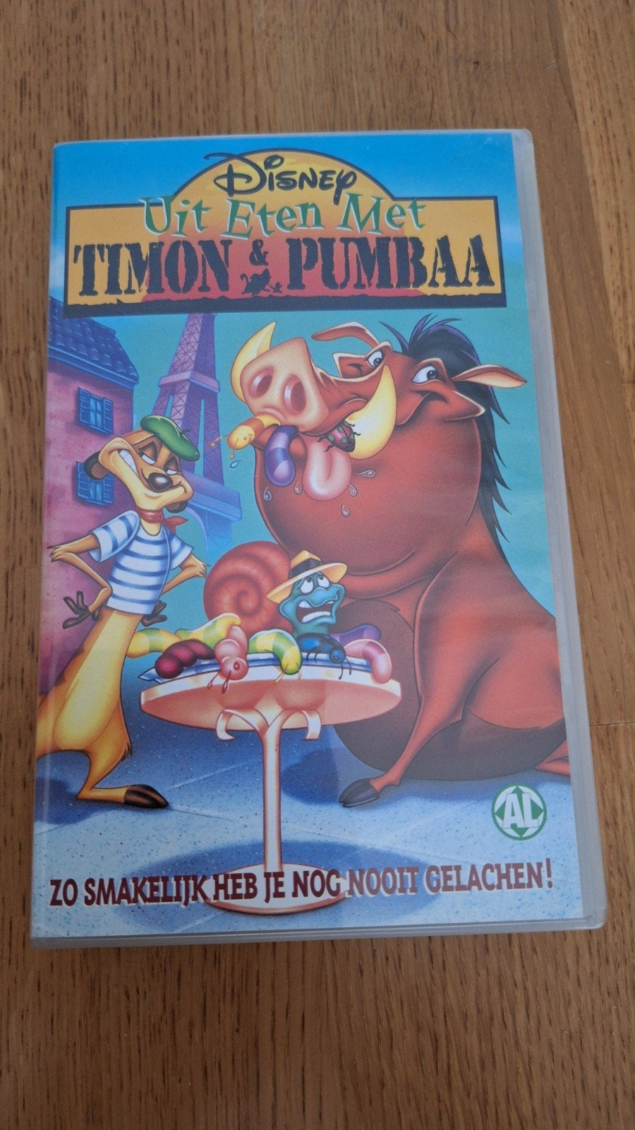 Timon & Pumbaa Uit Eten VHS - Disney Klassieker, Gebruikt, Alle leeftijden, Kinderfilm, VHS