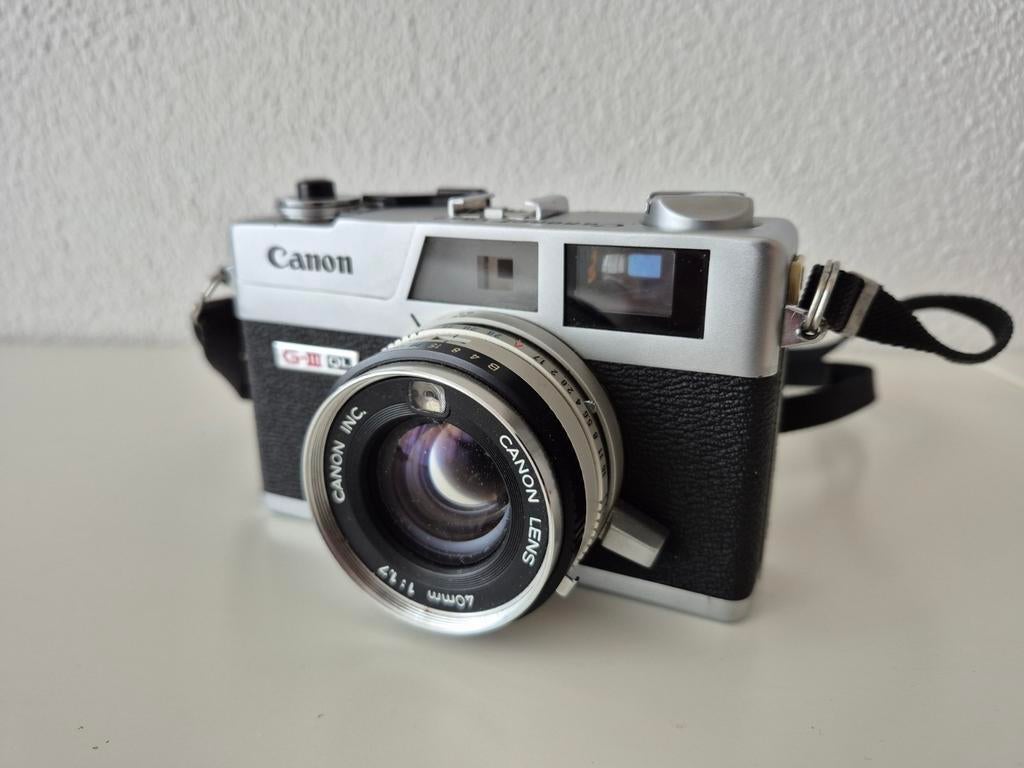 Canon Canonet QL17 G-III Compact Camera, Audio, Tv en Foto, Fotocamera's Analoog, Ophalen of Verzenden, Compact, Canon