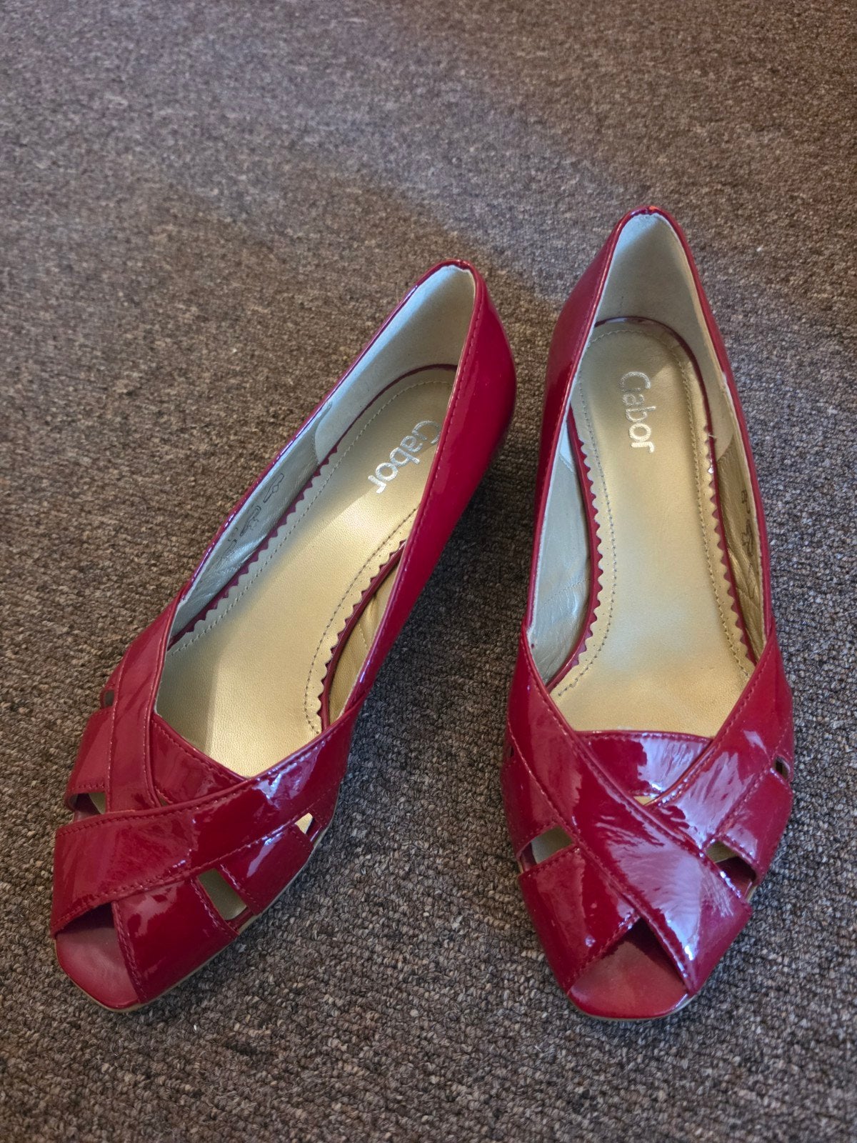 Gabor Comfort Ballerina's Rood Lackleer - Nieuw in Doos, Ophalen of Verzenden, Nieuw, Rood