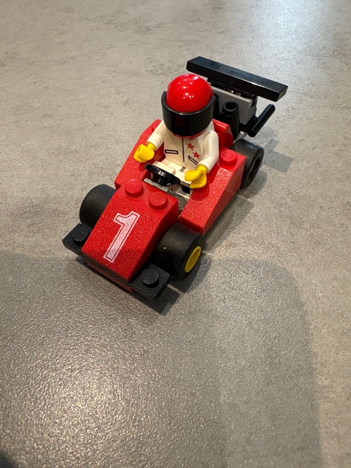 Lego Formule 1 raceauto met coureur, Ophalen of Verzenden, Gebruikt, City