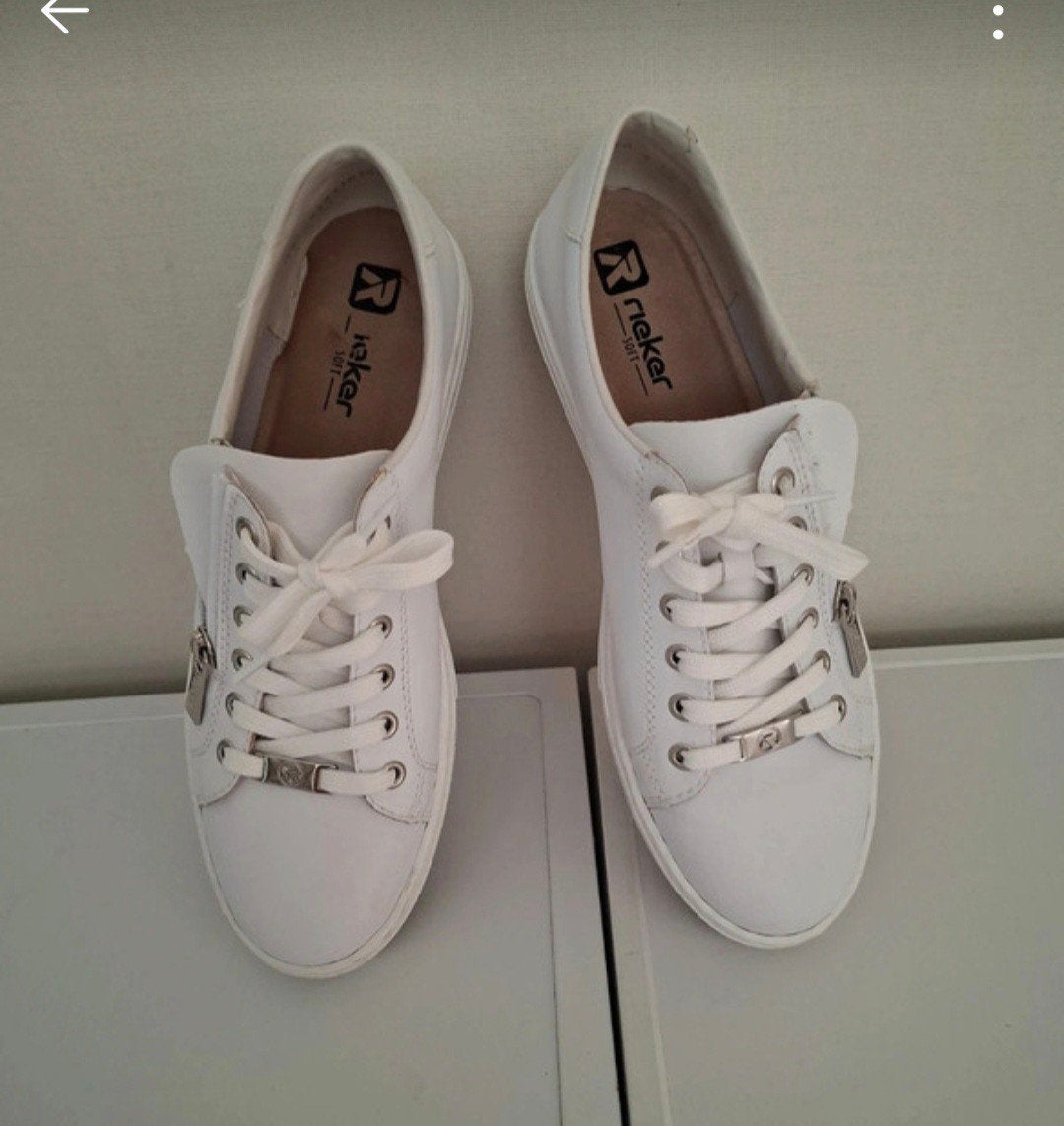 Nieuwe sneakers RIEKER, mij te klein, Wit, Nieuw, Ophalen of Verzenden, Sneakers of Gympen