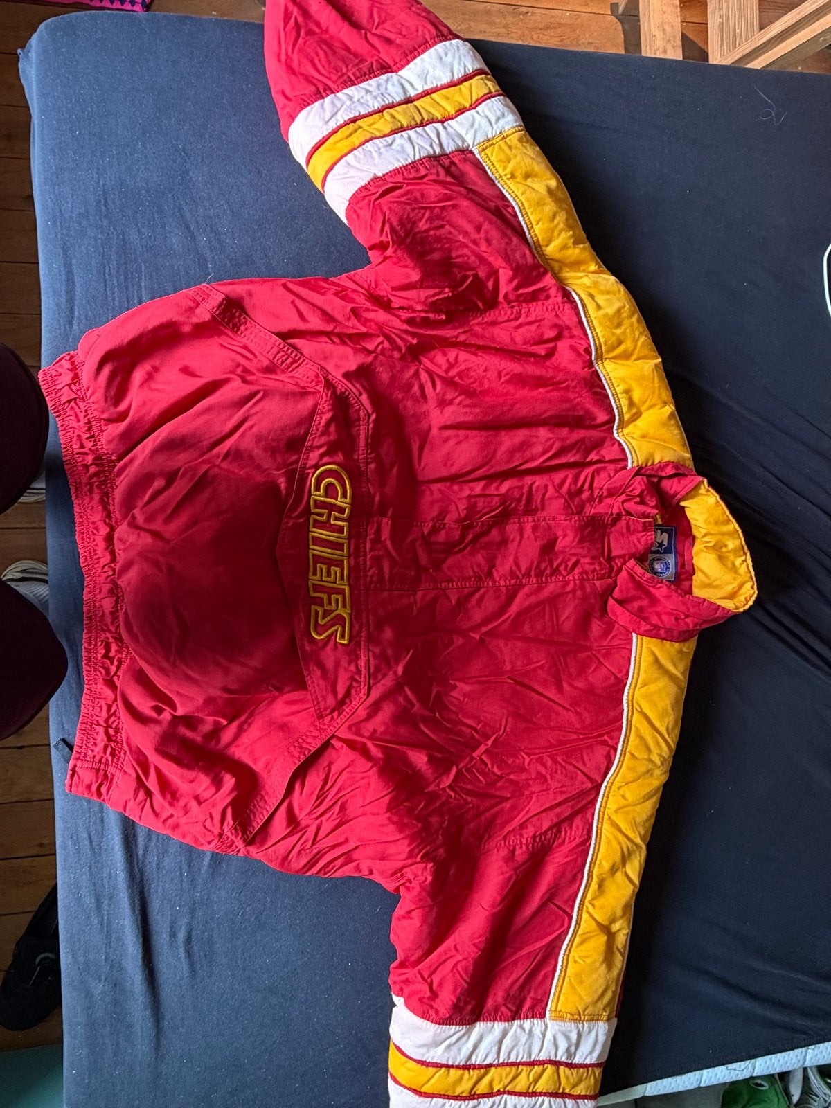 Vintage Starter Kansas City Chiefs jas - Maat 2XL, Ophalen, Zo goed als nieuw, Overige maten, Rood
