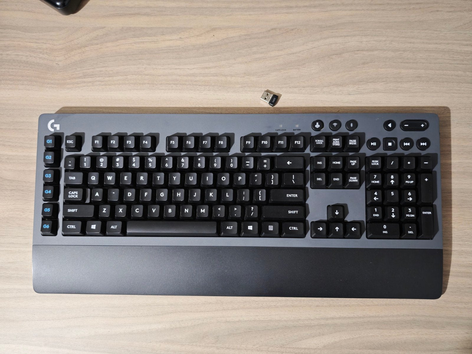 Logitech G613 Draadloos Gaming Toetsenbord QWERTY, Logitech, Ophalen of Verzenden, Zo goed als nieuw, Draadloos