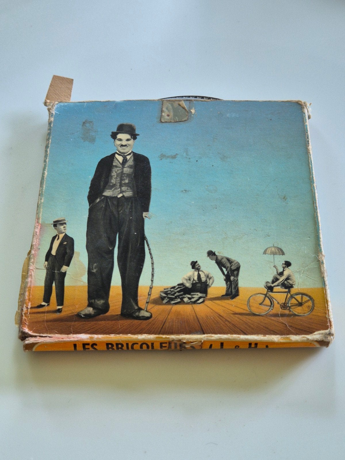 Vintage 8mm film met Laurel & Hardy en Charlie Chaplin, Ophalen of Verzenden, 8mm film