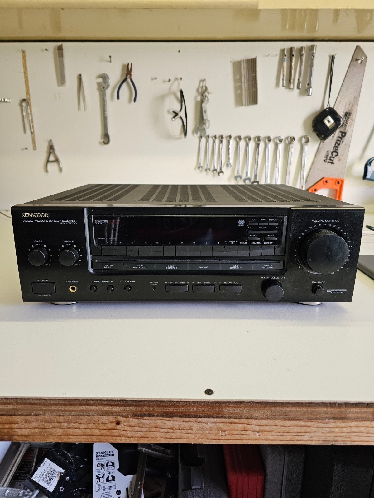Kenwood KR-V7060 High-End Receiver, Audio, Tv en Foto, Versterkers en Receivers, Gebruikt, 60 tot 120 watt, Stereo, Ophalen