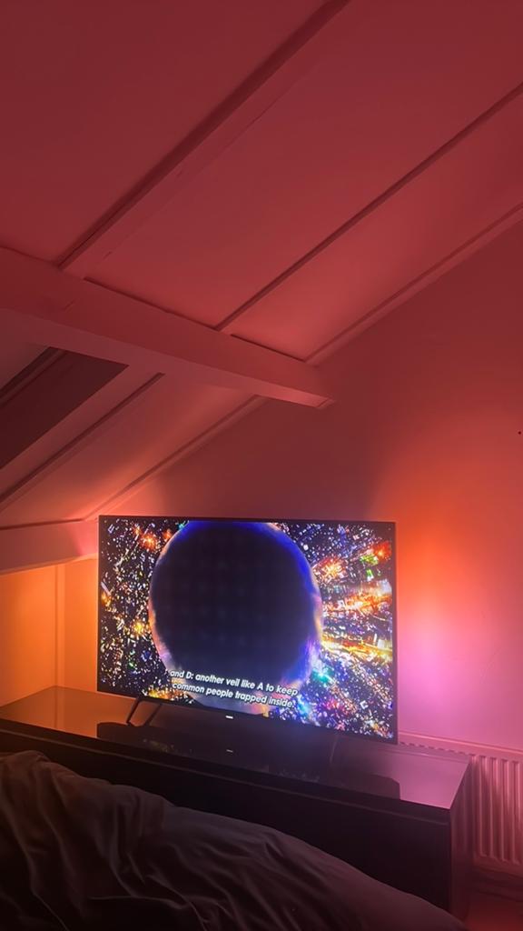 55 inch 4k tweezijdig ambilight tv, Audio, Tv en Foto, Televisies, Philips, 50 Hz, Ophalen of Verzenden, Zo goed als nieuw