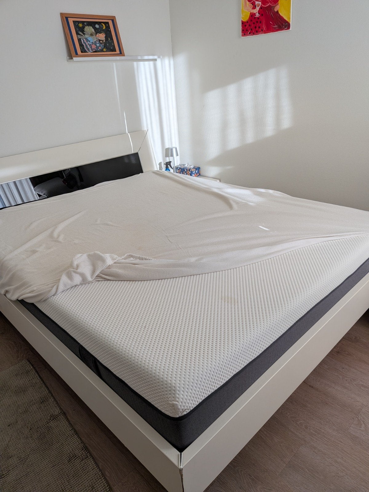 Emma matras 160x200 met elektrische lattenbodem, Ophalen of Verzenden