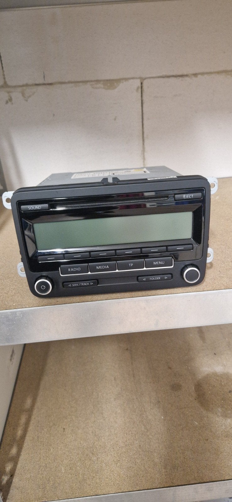 VW Golf 6 Autoradio RCD 310 - Origineel en Goed Werkend, Ophalen of Verzenden, Gebruikt