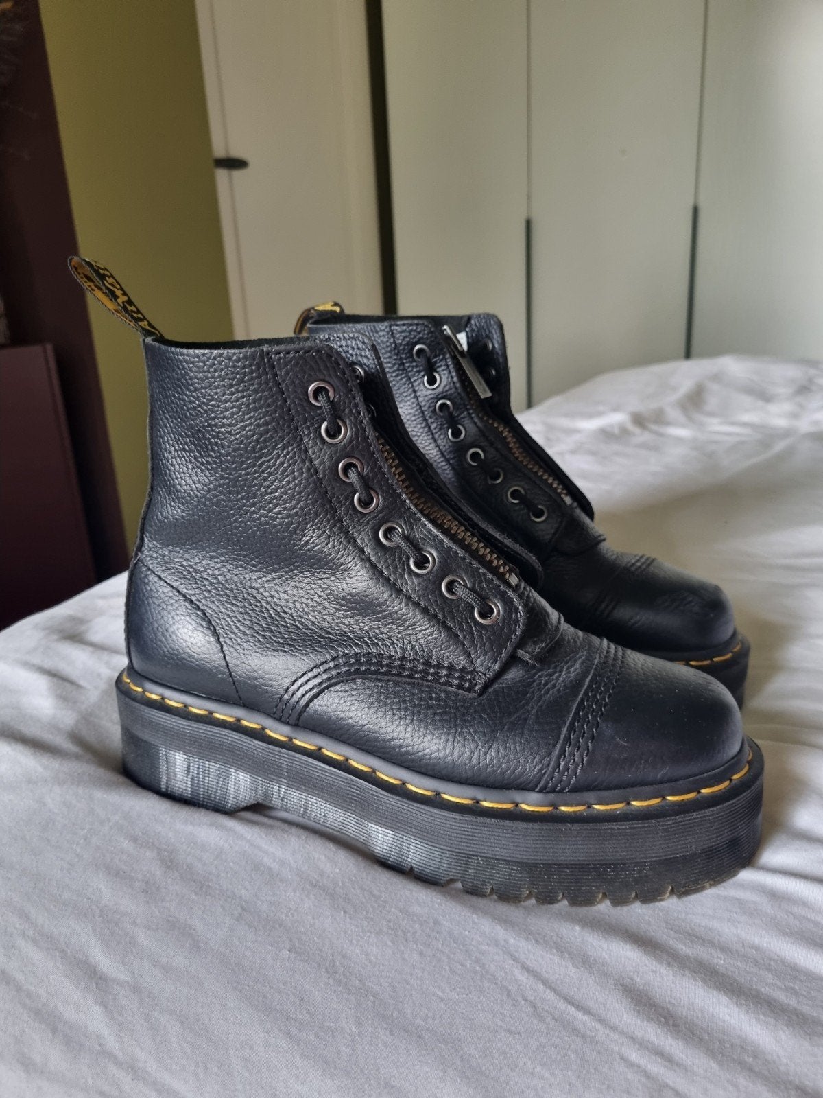 Dr. Martens Sinclair Platform Laarzen - maat 40, Kleding | Dames, Schoenen, Ophalen, Zwart, Lage of Enkellaarzen, Dr. Martens