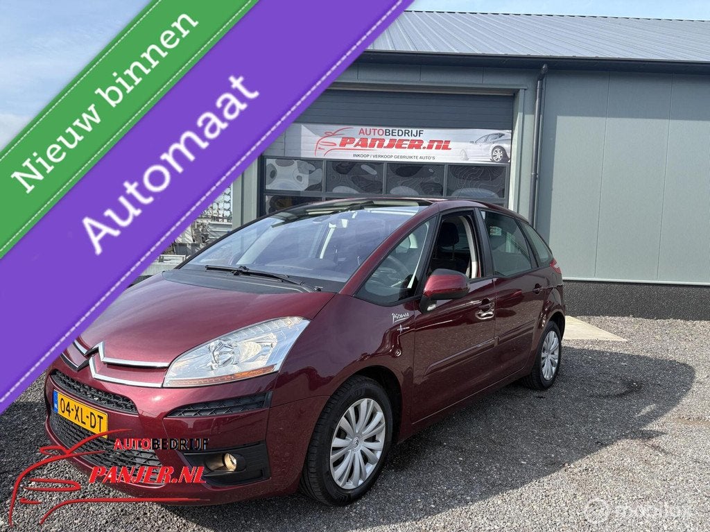 Citroen C4 Picasso 2.0-16V Ambiance 5p"WEINIG KILOMETERS", Auto's, Citroën, Gebruikt, Zwart, 4 cilinders, C4 (Grand) Picasso