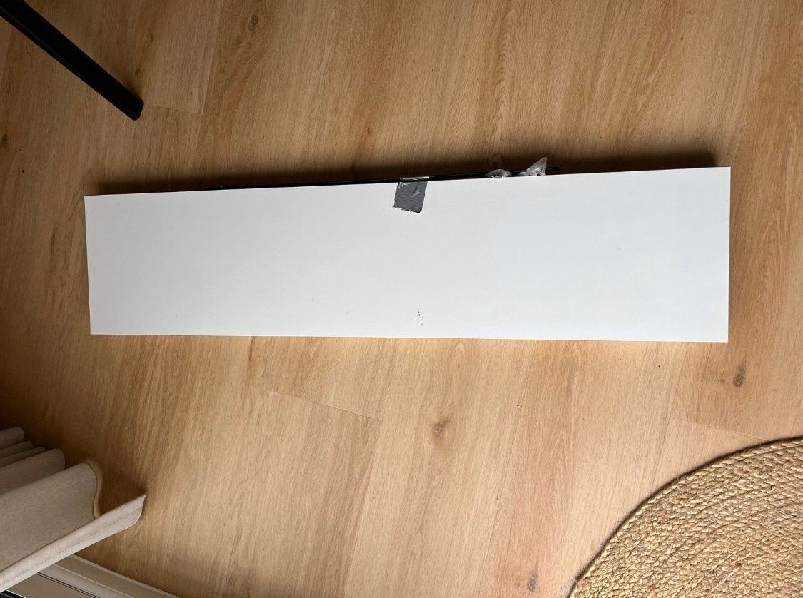 Ikea witte plank 110cm - Extra opbergruimte/decoratie, Ophalen, Zo goed als nieuw