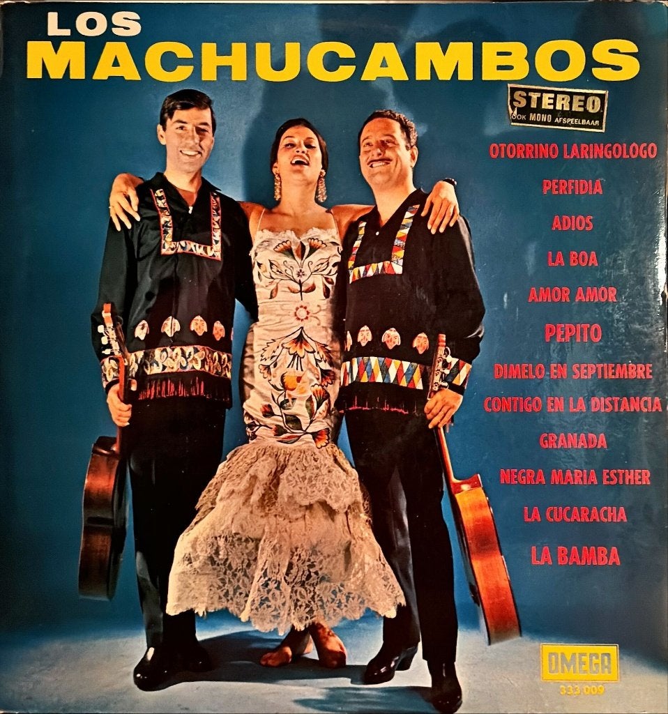 Los Machucambos - Omega / Nederland, Inclusief binnenhoes, Ophalen of Verzenden, Zo goed als nieuw, 12 inch