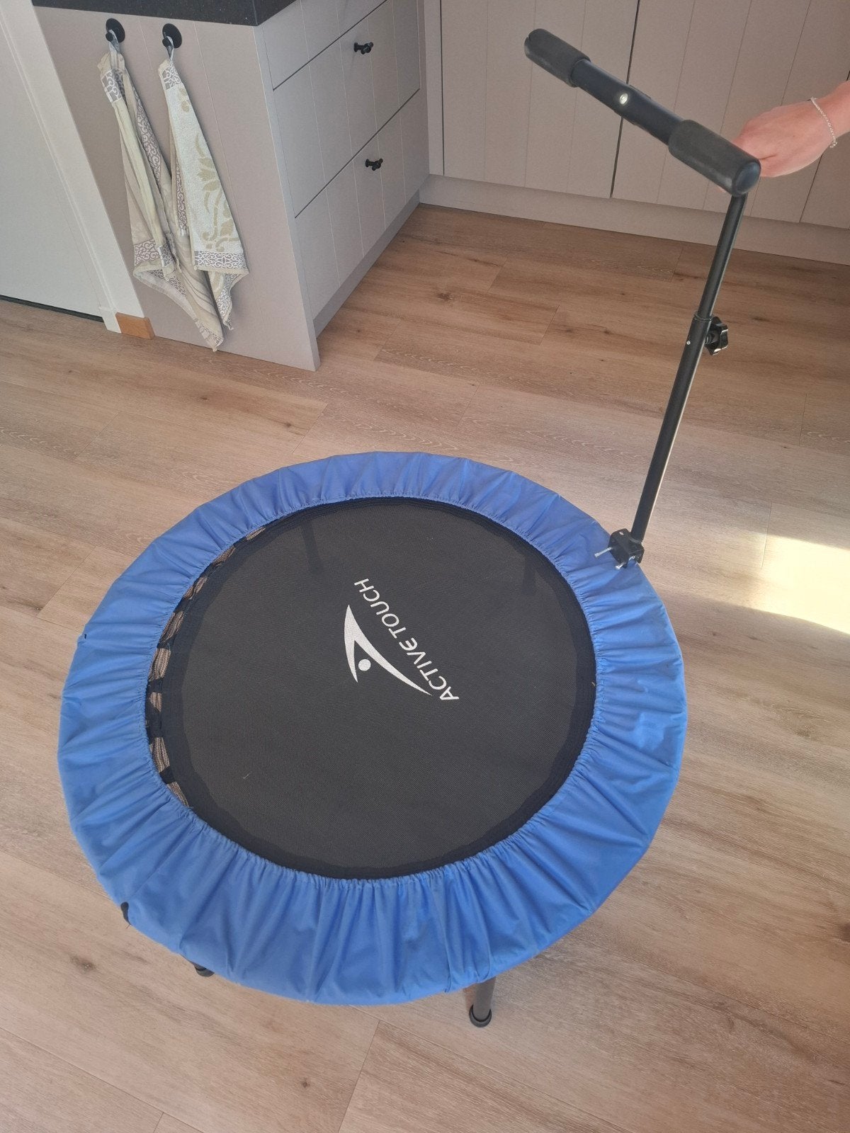 Active Touch Fitness Trampoline met Handvat, Sport en Fitness, Ophalen, Gebruikt, Overige typen