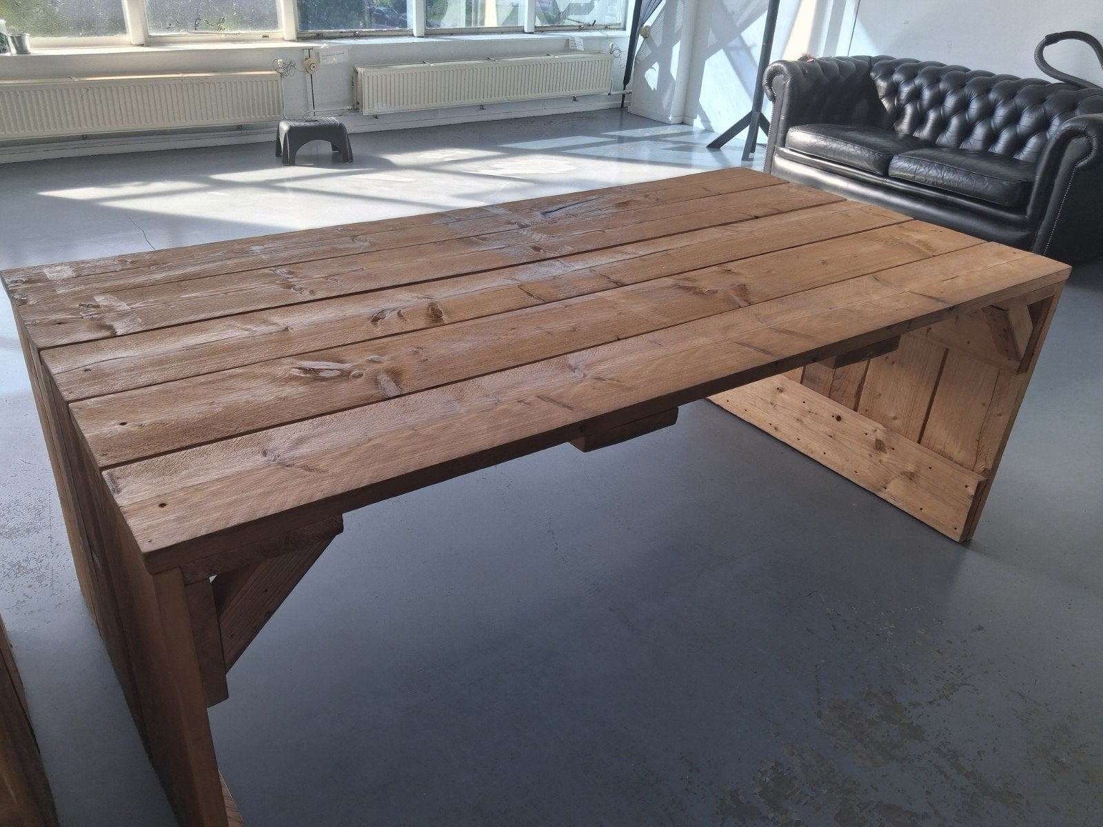 Gratis 2 tafels, Tuin en Terras, Ophalen, Hout