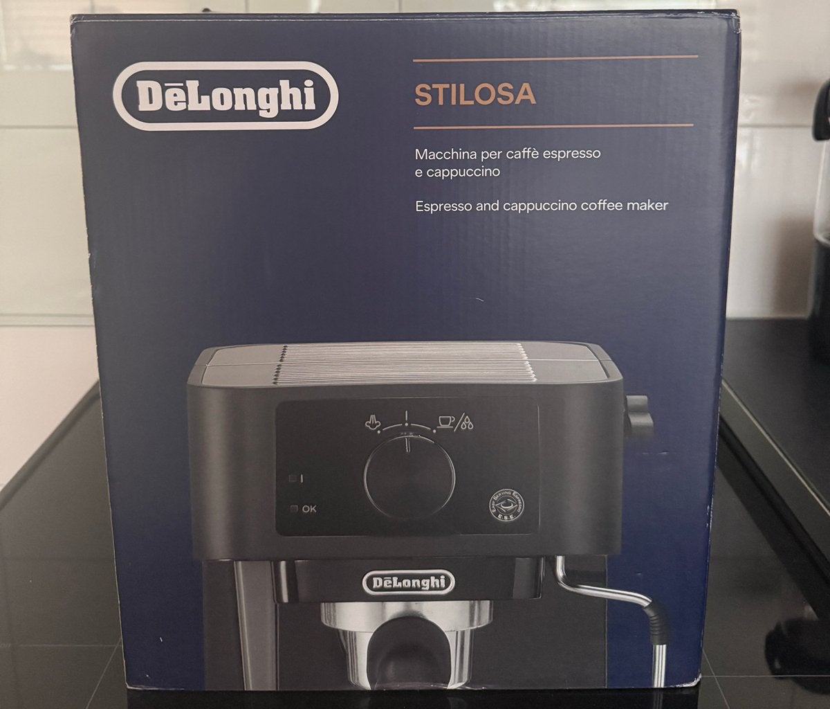 NIEUW DELONGHI EC235 BK - Stilosa Koffiemachine, Gemalen koffie, 2 tot 4 kopjes, Ophalen, Stoompijpje