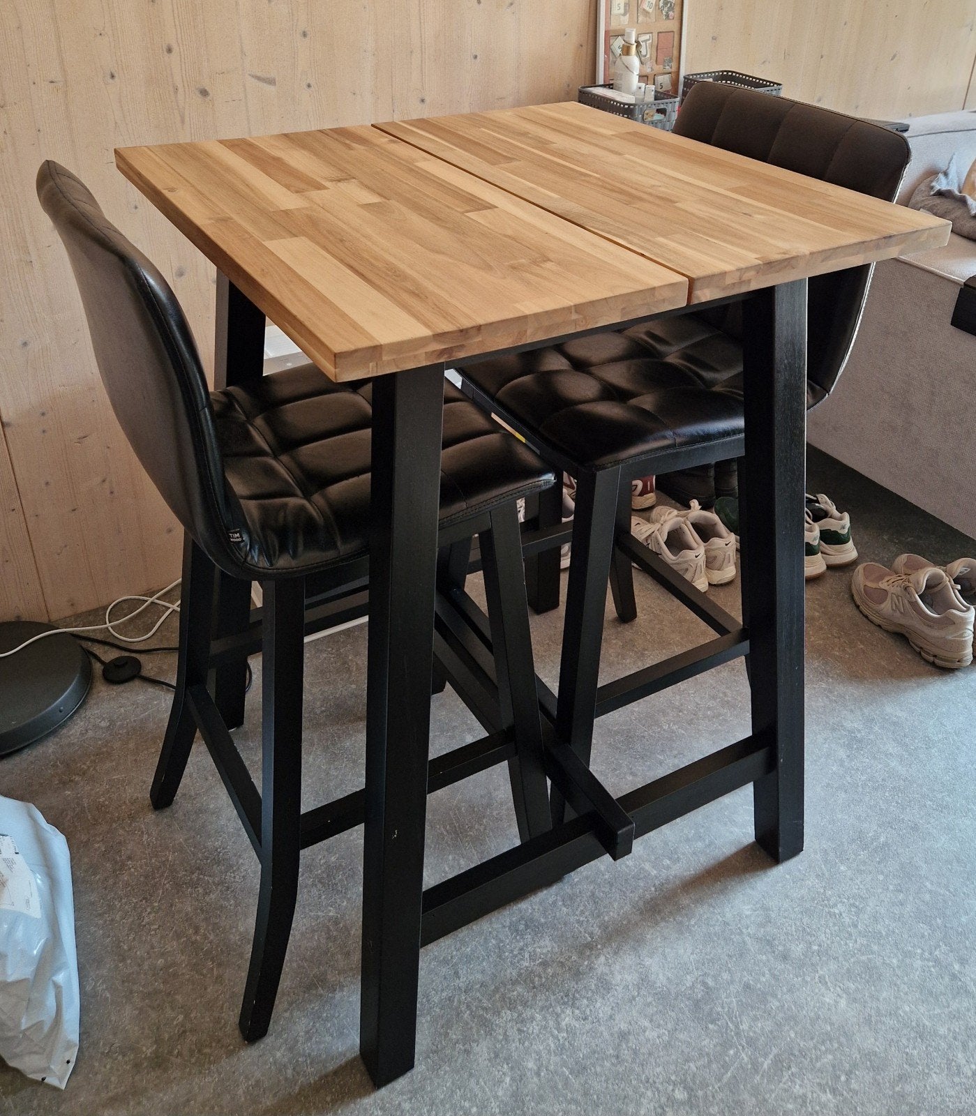 Bartafel inclusief 2 stoelen, Huis en Inrichting, Ophalen, Gebruikt