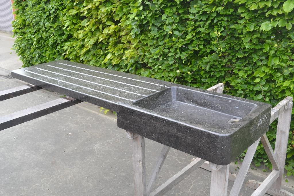 arduinen gootsteen met los aanrechtblad, Ophalen, Gebruikt, 50 tot 75 cm, Minder dan 100 cm