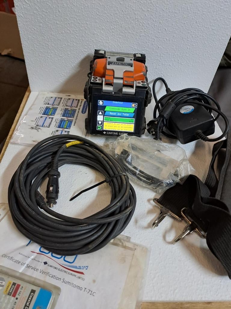 Sumitomo 71c met cleavers en alle toebehoren., Ophalen of Verzenden, Gebruikt