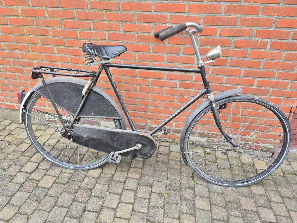 Vintage Burco herenfiets - Klassieke stadsfiets, Terugtraprem, Gebruikt, 53 tot 57 cm, Ophalen