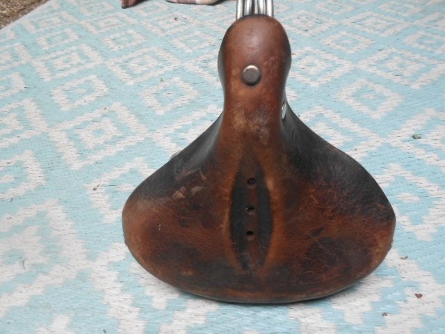 Primus Lederen Dameszadel, Verzenden, Oldtimerfiets, Zadel