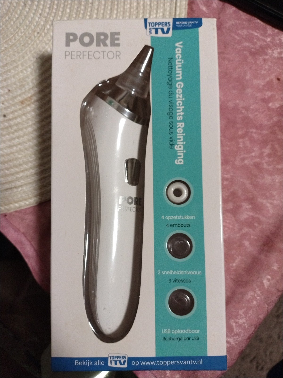 Pore Perfector - Vacuüm Gezichtsreiniging, Ophalen of Verzenden, Nieuw, Gehele gezicht, Verzorging