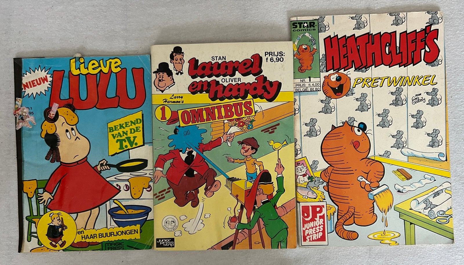 Grote collectie vintage stripboeken - Diverse titels, Boeken, Meerdere stripboeken, Ophalen of Verzenden, Gelezen
