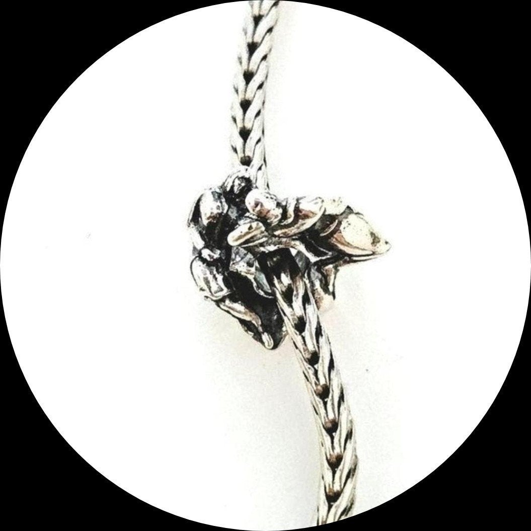 Trollbeads Ontbijt TAGBE-40037 / retired, Ophalen of Verzenden, Zo goed als nieuw, Trollbeads, 1 bedel