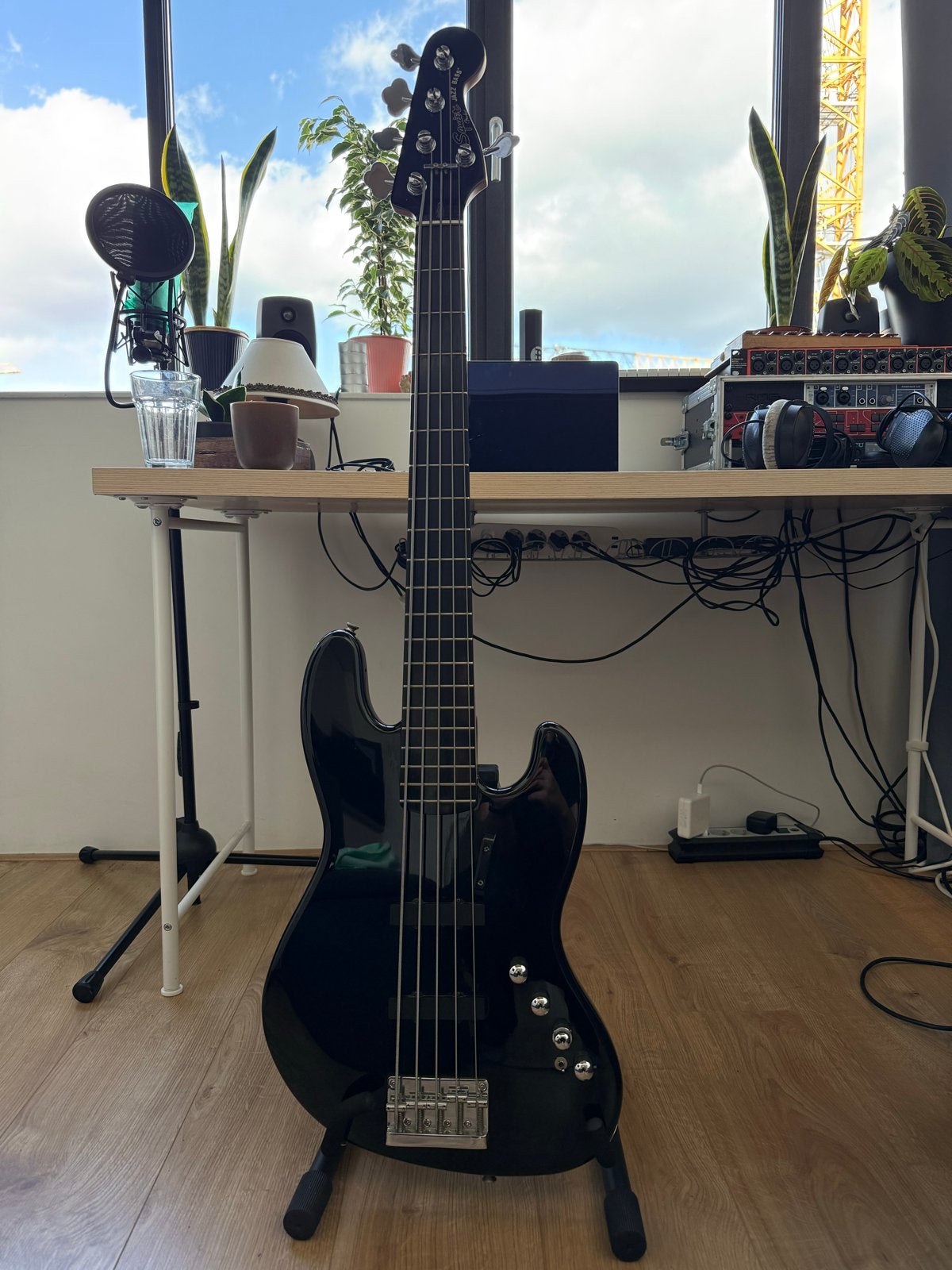 Squier by Fender Jazz Bass V 5-snarig, Ophalen, Zo goed als nieuw, Elektrisch, 5-snarig