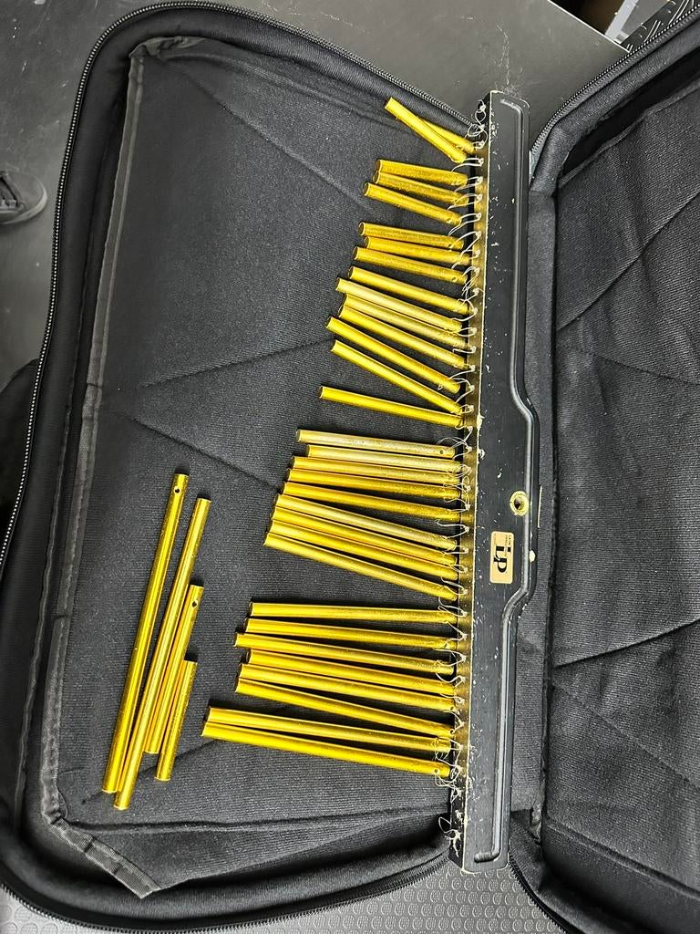 LP chimes 36-bars + gig bag, Drums of Percussie, LP, Ophalen of Verzenden, Zo goed als nieuw