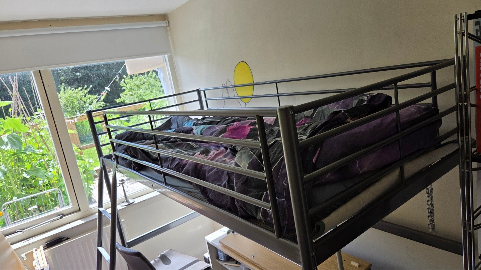 Hoogslaper 1 persoons Ikea, Ophalen, Gebruikt, Eenpersoons, 90 cm