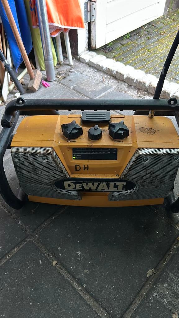 Dewalt bouwradio, Ophalen, Zo goed als nieuw, Bouwradio
