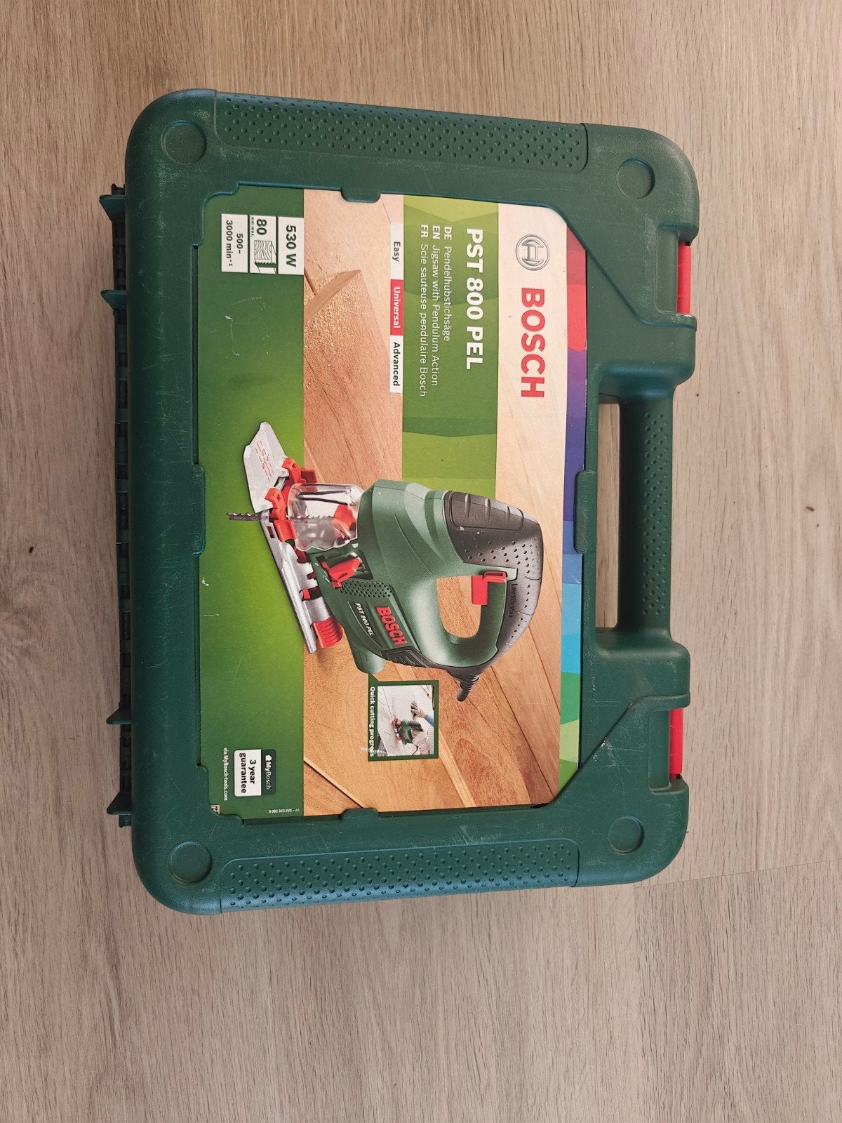 Bosch Decoupeerzaag PST 800 PEL in koffer, Gebruikt, 600 tot 1200 watt, Ophalen of Verzenden, Bosch