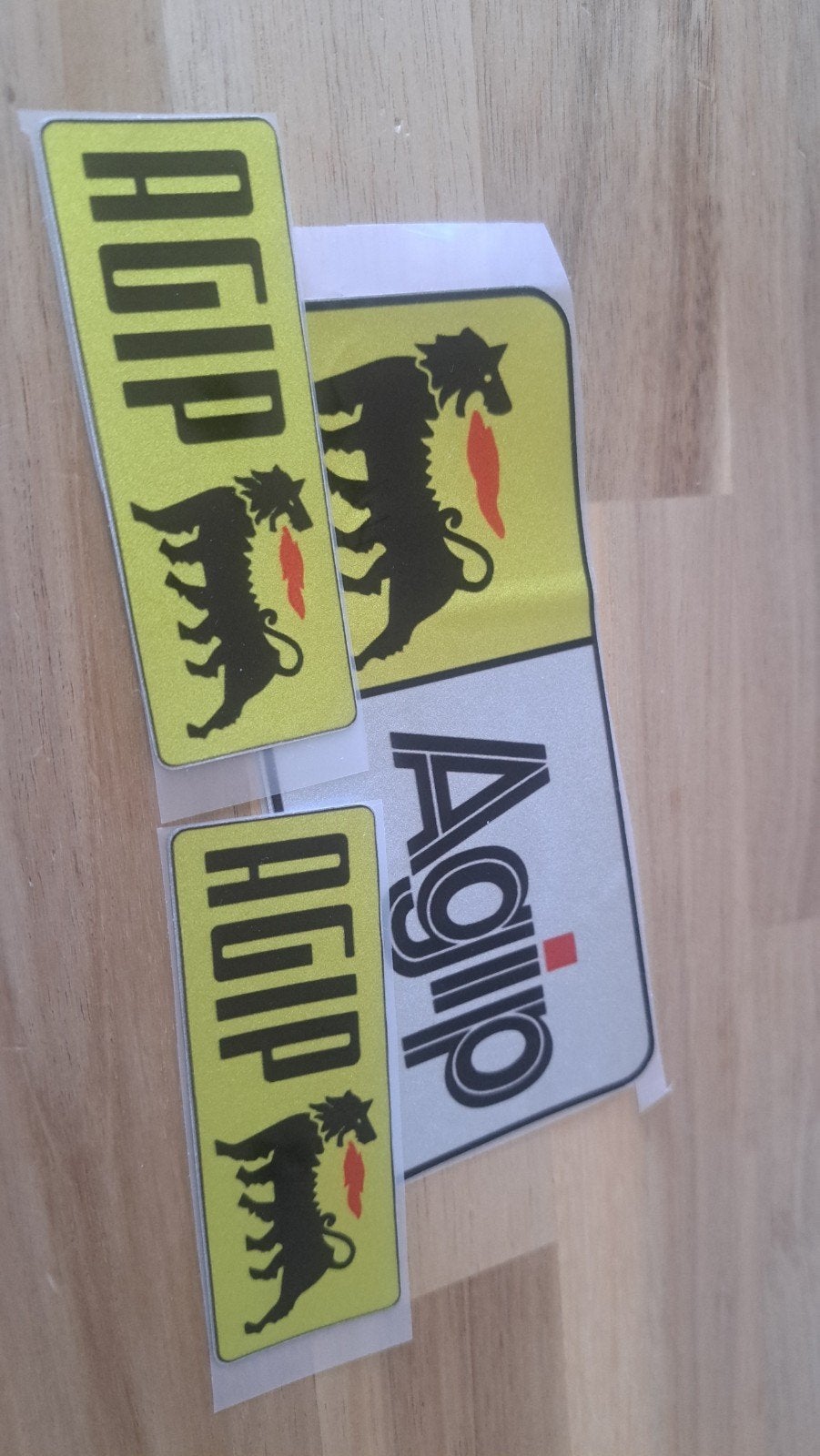 Stickerset AGIP. Stickerset AGIP., Ophalen of Verzenden