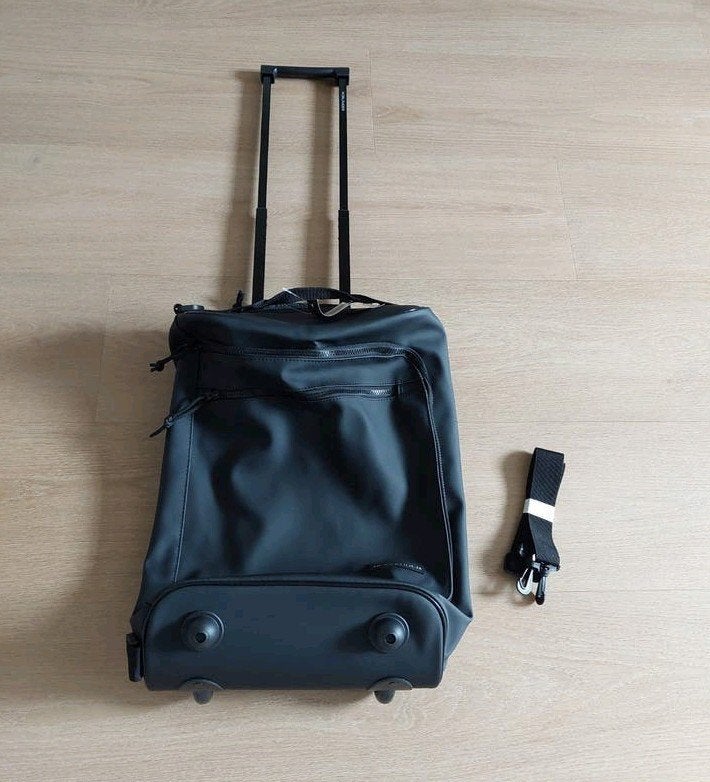 Zwarte trolley / reistas Norländer nieuw, Overige materialen, Wieltjes, Nieuw, Minder dan 50 cm