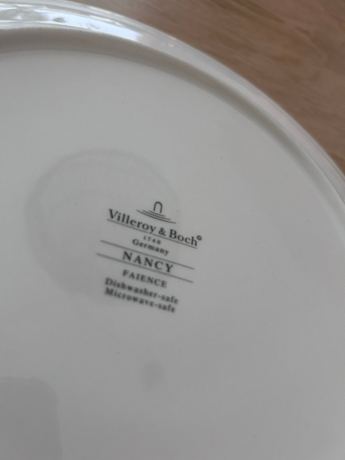 Villeroy & Boch borden - 8 stuks - Nancy, Huis en Inrichting, Keuken | Servies, Ophalen, Gebruikt, Bord(en), Effen
