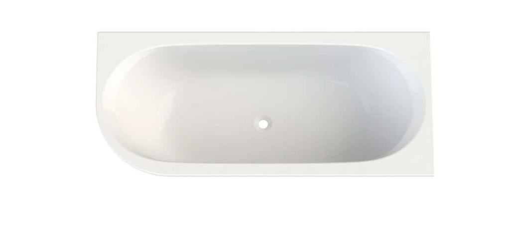 Vigour exclusief ligbad 180x80 hoek rechts, Doe-het-zelf en Verbouw, Sanitair, Ophalen, Nieuw, Bad