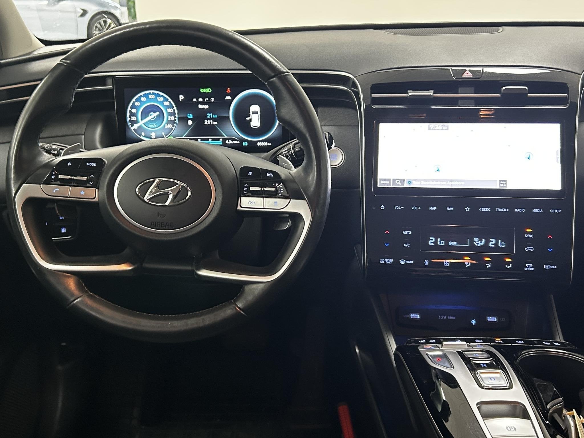 Hyundai Tucson 1.6 T-GDI PHEV Premium 4WD TREKHAAK | NAVIGAT, Auto's, 1350 kg, 14 kWh, Gebruikt, 4 cilinders