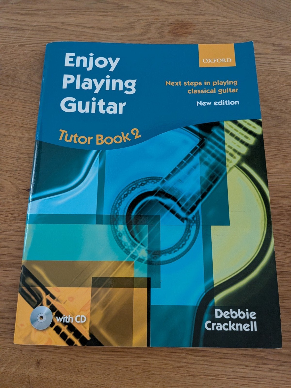 Enjoy Playing Guitar Tutor Boek 2 met CD - Klassieke Gitaar, Boeken, Ophalen of Verzenden, Zo goed als nieuw, Instrument, Debbie Cracknell