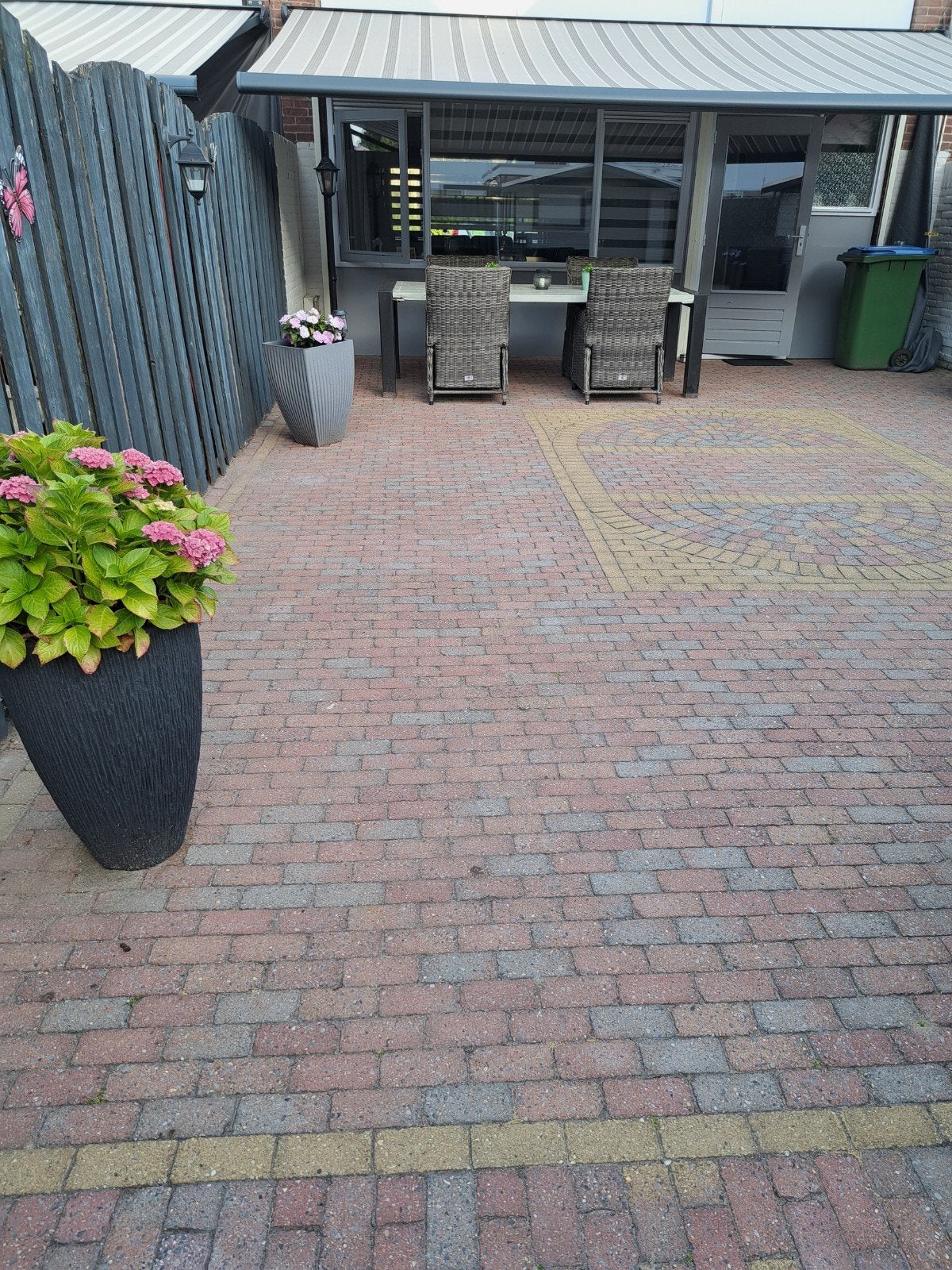 Genuanceerde waaltjes 60 / 70 m2, Ophalen, Gebruikt, Klinkers, 10 m² of meer