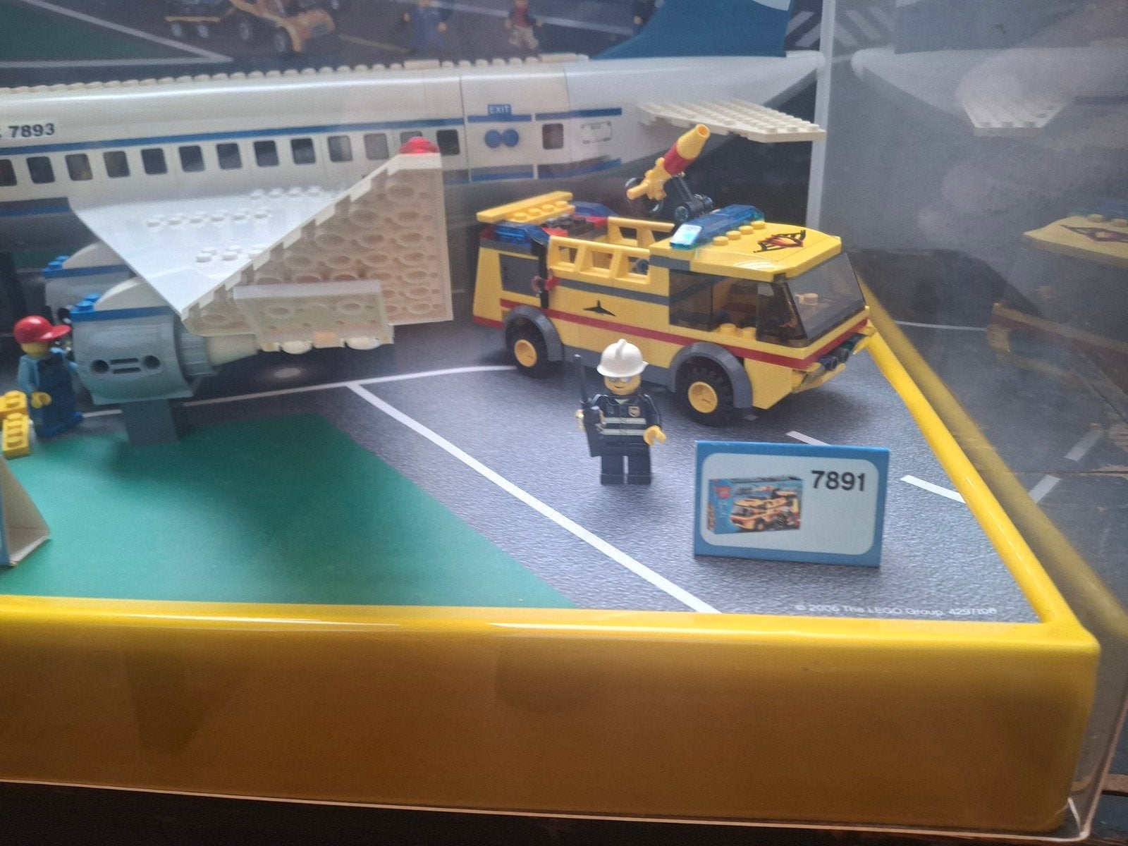 Lego City Vliegveld Shop Display - Zeldzaam Collectors Item, City, Lego, Overige typen, Ophalen of Verzenden
