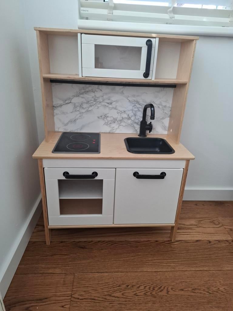 Ikea Duktig keukentje (gepimpt) en vele accesoires!, Ophalen, Gebruikt, Hout, Speelkeuken