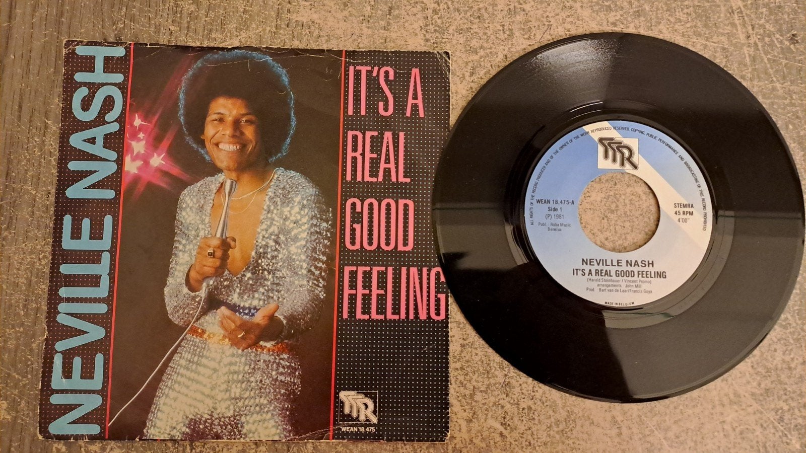 Neville Nash - It's a real good feeling, Gebruikt, 7 inch, Pop, Fotohoes