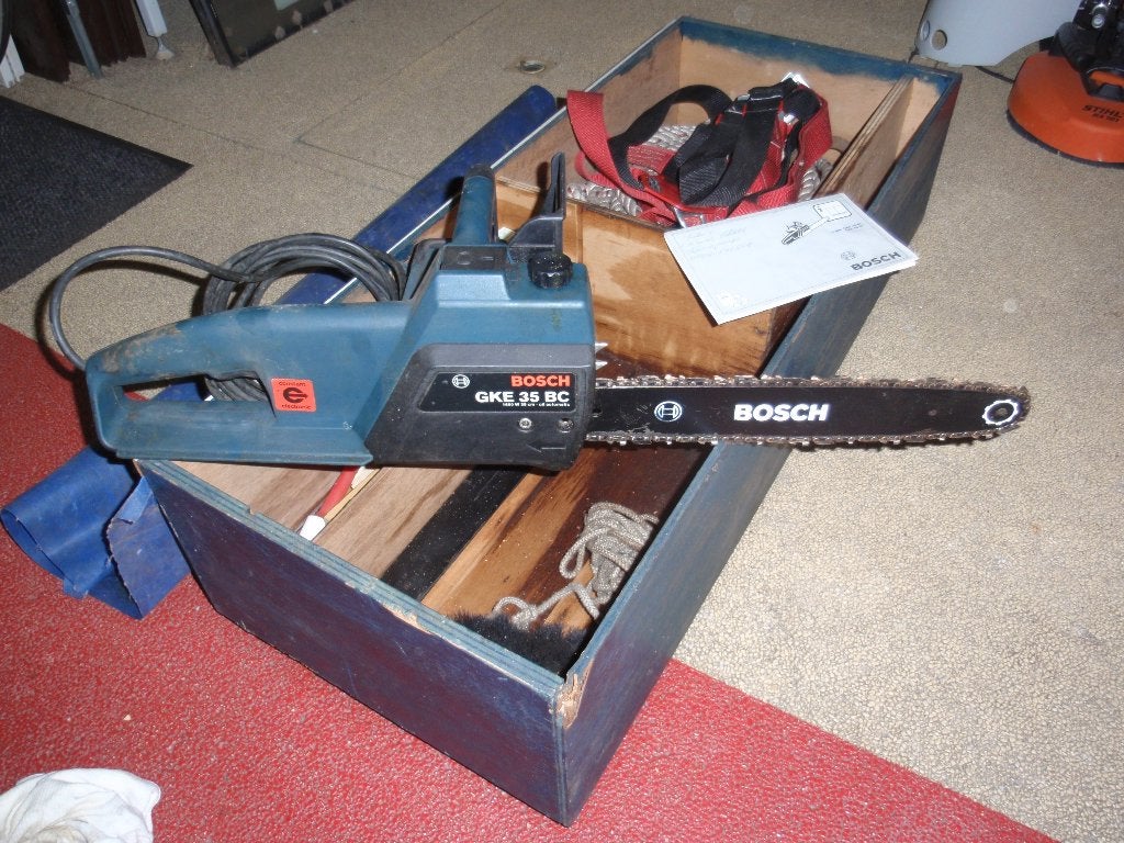 Elektrische kettingzaag Bosch GKE 35 BC, Tuin en Terras, Hand-tuingereedschap, Ophalen, Gebruikt, Overige soorten, Bosch