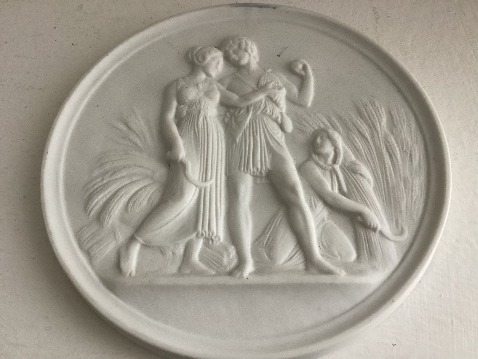 Wandplaquette Zomer van Bing en Grondahl., Ophalen of Verzenden