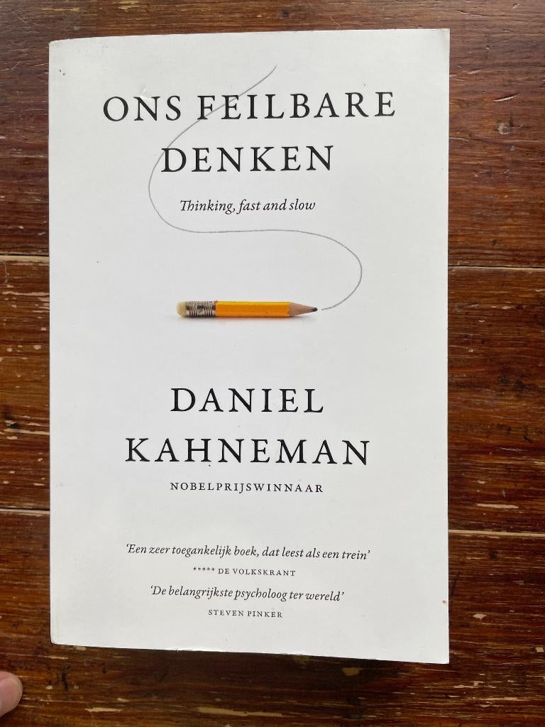 Daniel Kahneman Ons feilbare denken 2012 nieuw, Boeken, Sociale psychologie, Nieuw, Ophalen of Verzenden, Daniel Kahneman